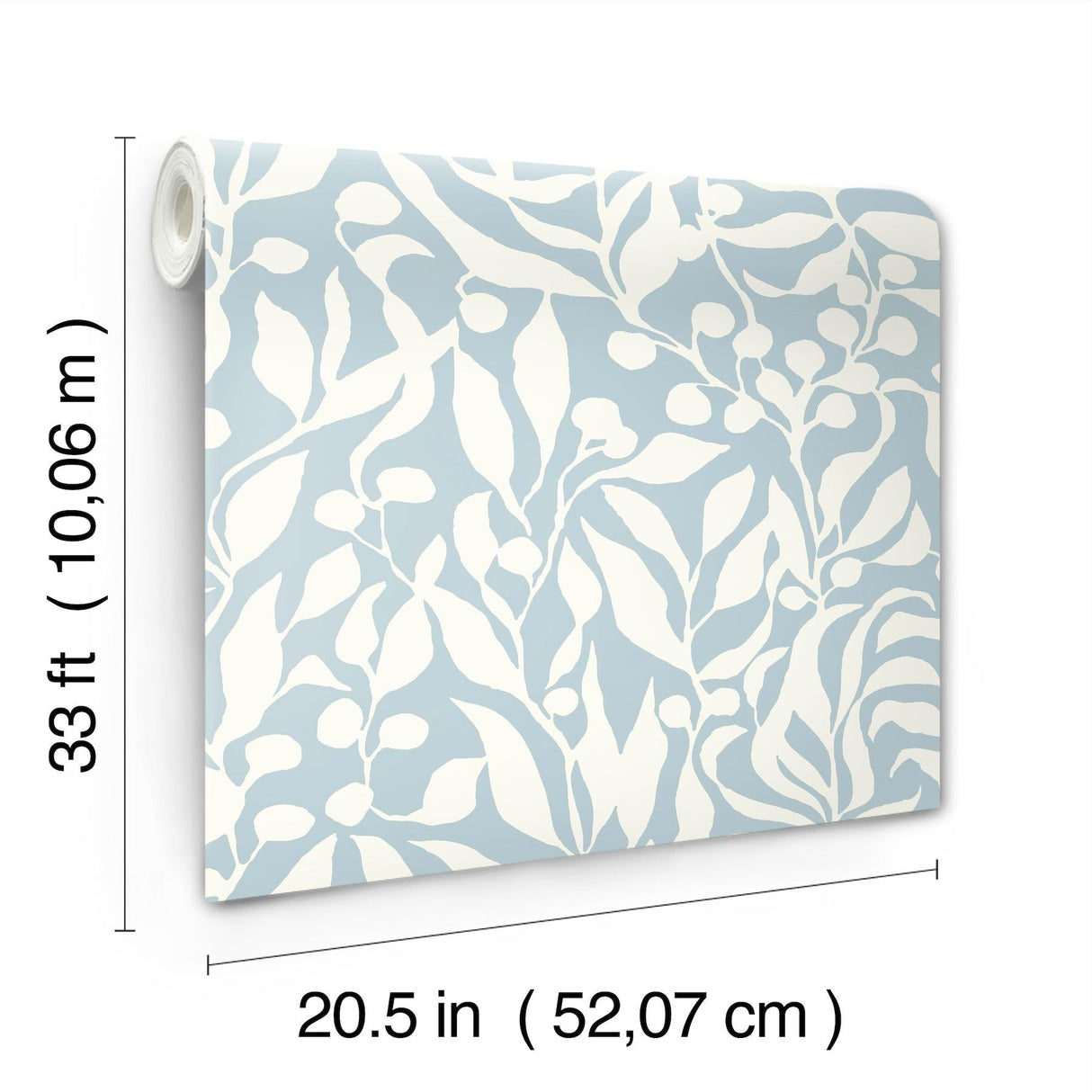 Olive Mill Sky Blue by York Wallcoverings Botanical Wallpaper – York Wallcoverings MT5612