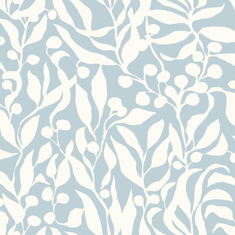 Olive Mill Sky Blue wallpaper by York Wallcoverings, pattern MT5612