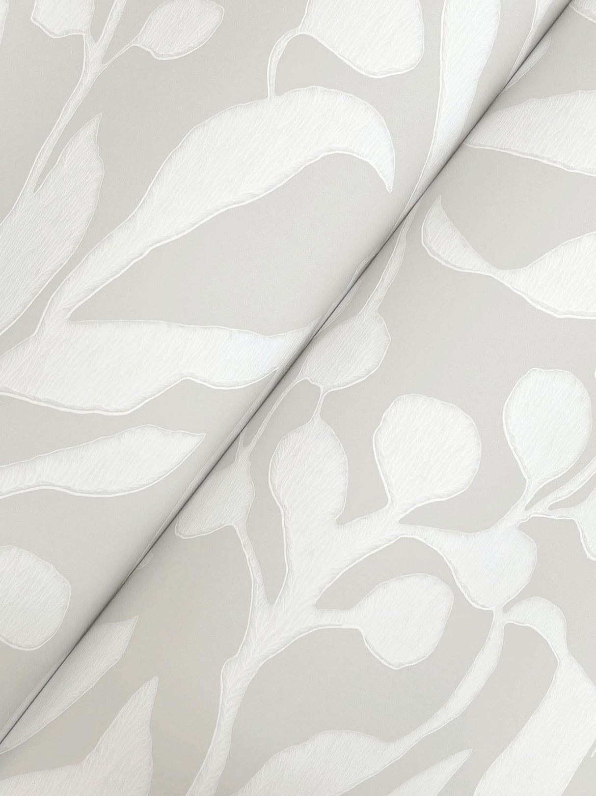 Olive Mill Salt by York Wallcoverings Botanical Non Woven Sidewall Wallpaper- York Wallcoverings MT5615