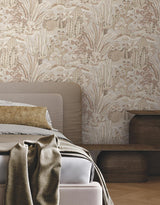 Lotus Land Cacti Baked Clay by York Wallcoverings Wallpaper – York Wallcoverings MT5632