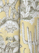 Lotus Land Cacti Sunshine by York Wallcoverings Novelty Wallpaper – York Wallcoverings MT5635