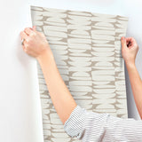 Lovely Libra Dune by York Wallcoverings Geometric Non Woven Wallpaper – York Wallcoverings MT5652