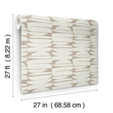 Lovely Libra Dune by York Wallcoverings Geometric Non Woven Wallpaper – York Wallcoverings MT5652