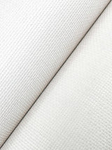 Huri White by Ronald Redding Textured Linen Look Wallpaper – York Designer Series MX9604