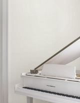 Huri White by Ronald Redding Textured Linen Look Wallpaper – York Designer Series MX9604