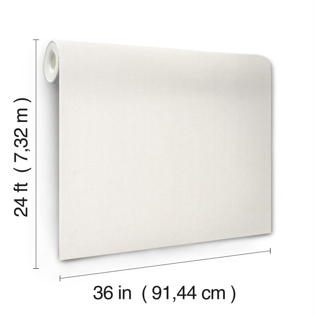 Huri White by Ronald Redding Textured Linen Look Wallpaper – York Designer Series MX9604