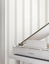 Tandem Stripe Taupe by Ronald Redding Wallpaper – York Designer Series MX9612