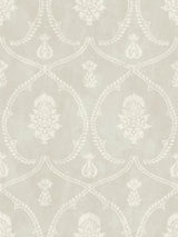 Royal Damask Soft Grey Wallpaper MX9642 by Ronald Redding – pattern detail