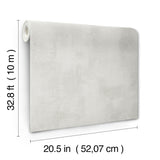 Italian Plaster Fog by York Wallcoverings Textured Vinyl Wallpaper – York Wallcoverings SI18563