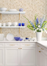 Stonewall Neutral Vine Neutral by Advantage Botanical Wallpaper- Brewster Home Fashions 4168-17743