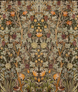 Vine Embroidery Green Wall Mural by A-Street Prints