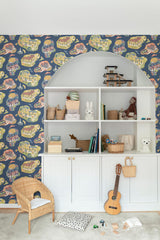 Staden Dark Blue by York Wallcoverings Novelty Wallpaper – York Wallcoverings MB29010