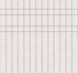 Magnolia Home Boulevard Charcoal geometric grid wallpaper MJ4846, cream ground with charcoal lines