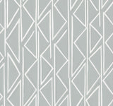 Magnolia Home Side By Side Loft geometric grey vinyl wallpaper pattern MJ4855