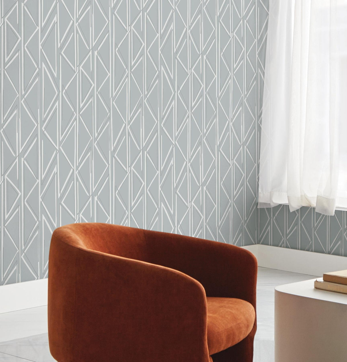 Side By Side Loft by Magnolia Home Geometric Vinyl Wallpaper – York Wallcoverings MJ4855