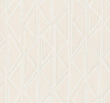 Side By Side Cotton geometric wallpaper by Magnolia Home, York Wallcoverings MJ4856