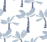 Painted Oasis Ultramarine Wallpaper by York Wallcoverings ZM2837