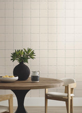 La Vitre Plaid Lichen Grey by York Wallcoverings Geometric Plaid Wallpaper – York Wallcoverings ZM2851