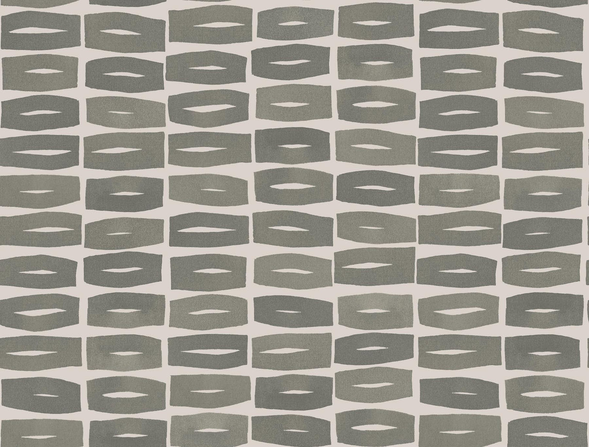 York Wallcoverings Modernist Motif Carbon Black geometric wallpaper pattern ZM2865