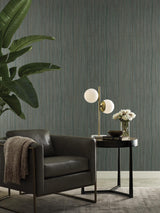 Wistman Stripe Teal by York Wallcoverings Textured Stripe Wallpaper – York Wallcoverings SI25715