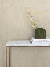 Lilah Wheat by York Wallcoverings Woven Faux Grasscloth Vinyl Wallpaper – York Wallcoverings SI25771