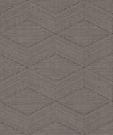 York Wallcoverings Huntsman Mushroom geometric faux grasscloth wallpaper pattern SI25834
