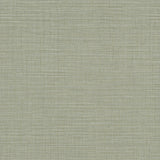 Lotus Silk Sea Foam faux grasscloth wallpaper texture in soft green by York Wallcoverings