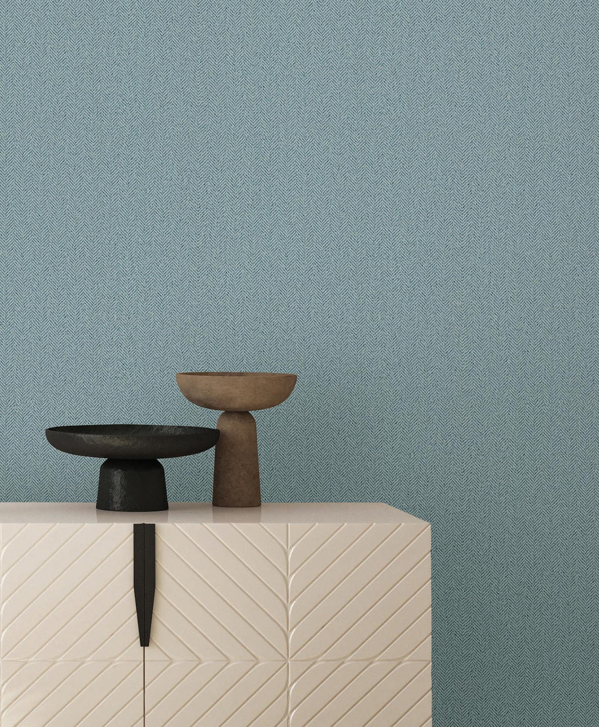 Tailored Chevron Sky Blue by York Wallcoverings Vinyl on Non Woven Wallpaper – York Wallcoverings SI26135