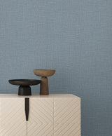 Loom Sky Blue by York Wallcoverings Textured Vinyl Wallpaper – York Wallcoverings SI26158