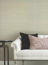 Maguey Sisal Vanilla Sage by Ronald Redding Grasscloth Wallpaper – York Designer Series GRL86137