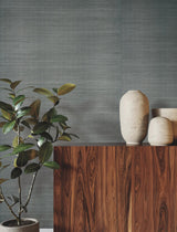 Glistening Sisal Slate by Ronald Redding Grasscloth Wallpaper – York Designer Series GRL86138