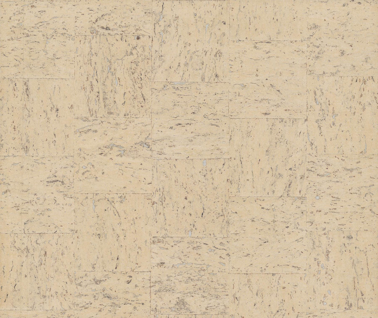 Caldera Cork Whitewash Wallpaper by Ronald Redding – natural cork texture in cream with subtle metallics