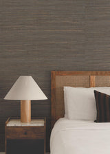 Multicolored Hemp Eggplant by Ronald Redding Grasscloth Wallpaper – York Designer Series GRL88377
