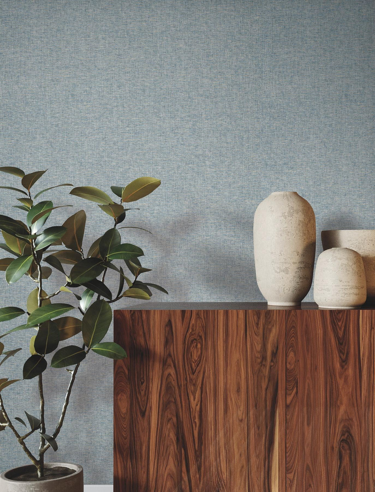 Check Paperweave Autumn Sky by Ronald Redding Paper Weave Grasscloth Wallpaper – York Designer Series GRL88396