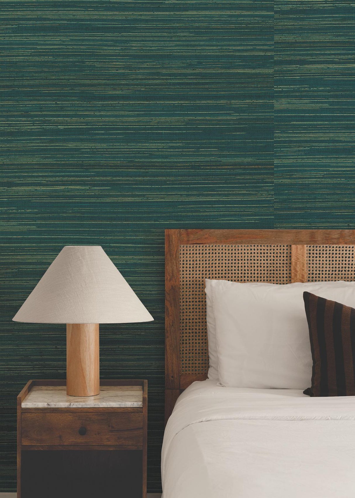 Multicolored Hemp Lakeside by Ronald Redding Hemp Grasscloth Wallpaper – York Designer Series GRL88472