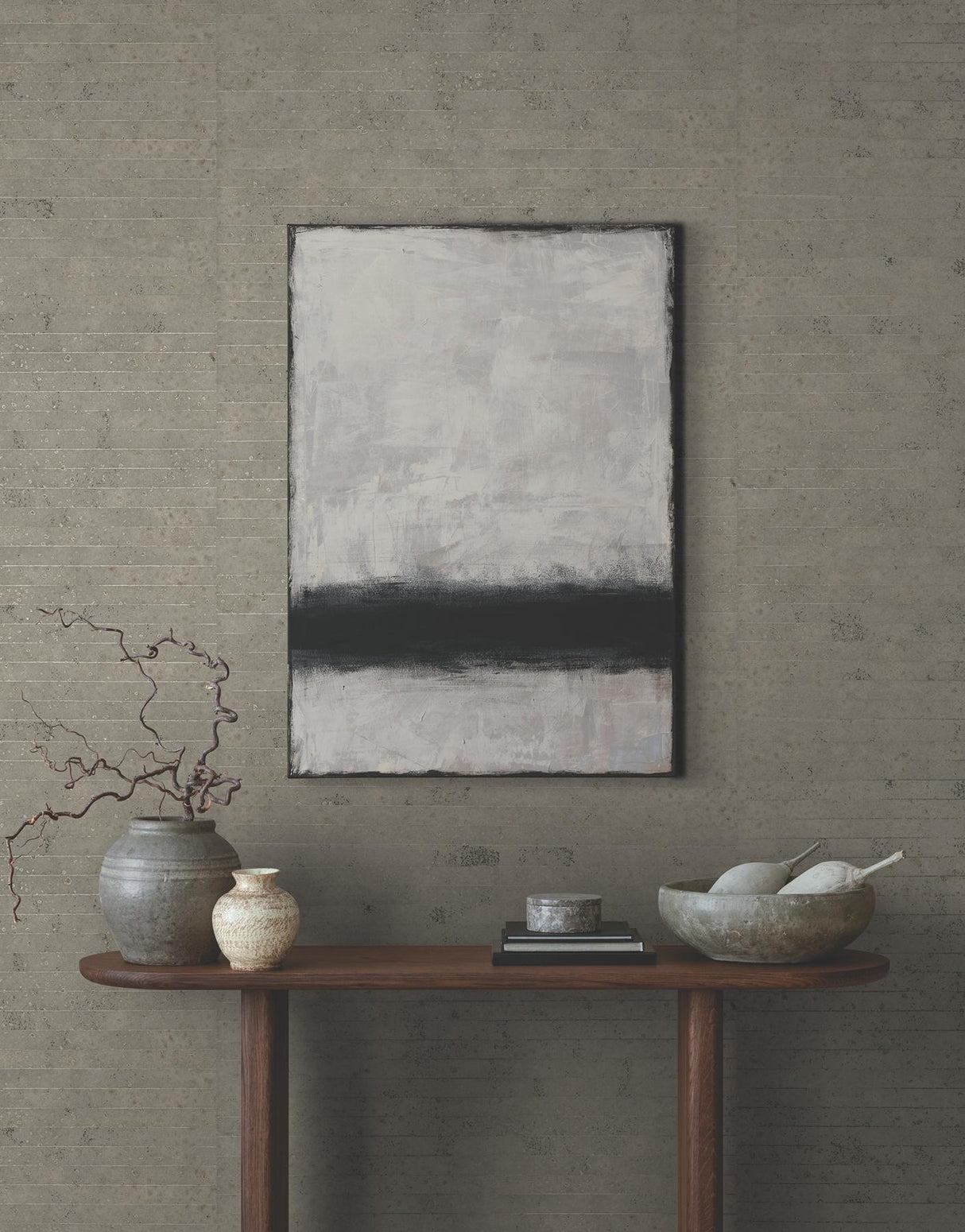 Handcrafted Paper Dark Taupe by Ronald Redding Wallpaper – York Designer Series YGL7009