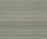 Silk Road Verdigris silk weave wallpaper by Ronald Redding, green textured grasscloth look