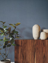 Linen Levels Indigo by Ronald Redding Wallpaper – York Designer Series YGL7065