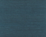 Horizontal Jute Bijou Blue grasscloth wallpaper by Ronald Redding