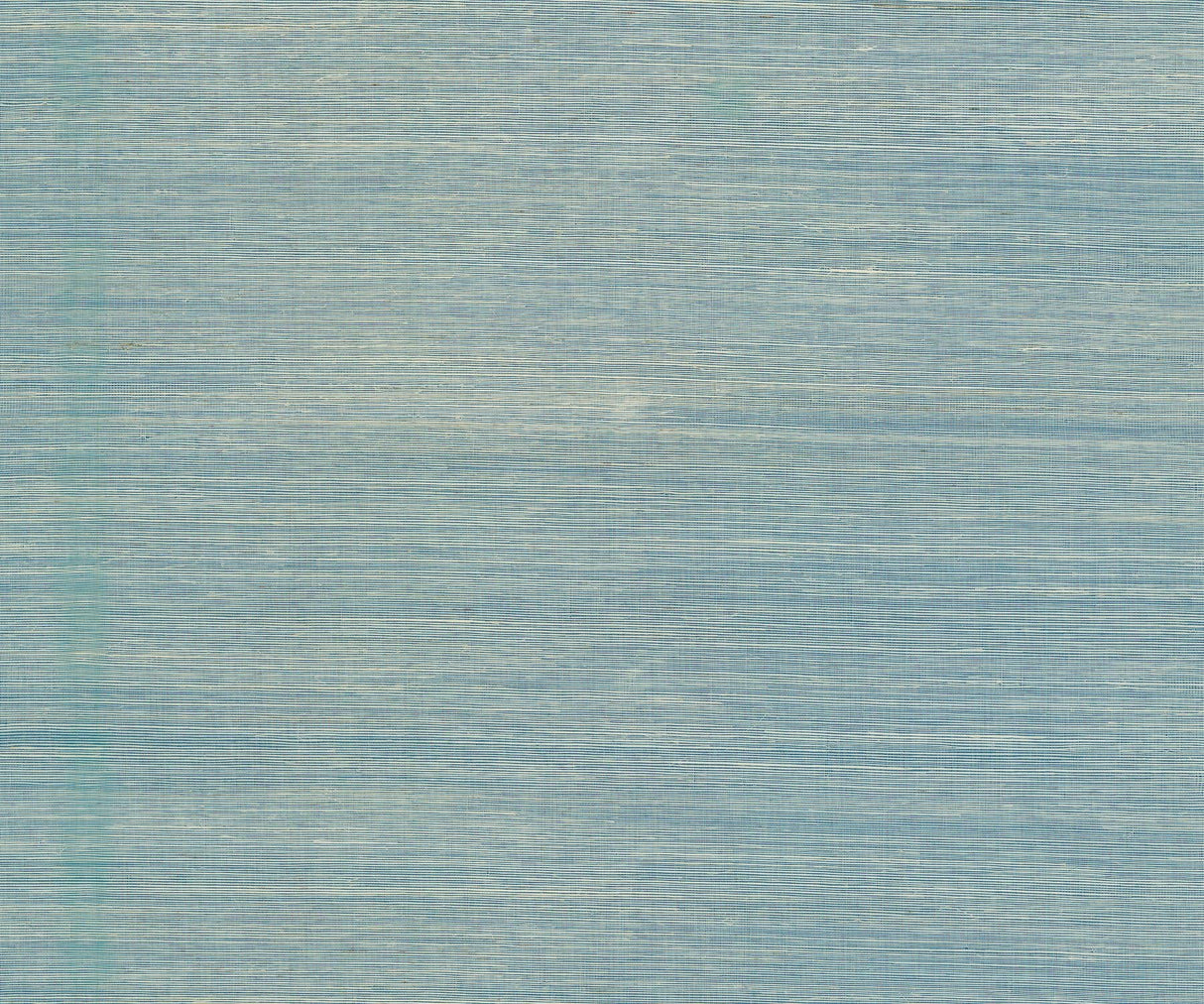 Maguey Sisal Vanilla Turquoise grasscloth wallpaper by Ronald Redding, 36 in x 24 ft roll