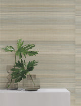 Horizon Abaca Latte by Ronald Redding Grasscloth Wallpaper – York Designer Series YGL7091