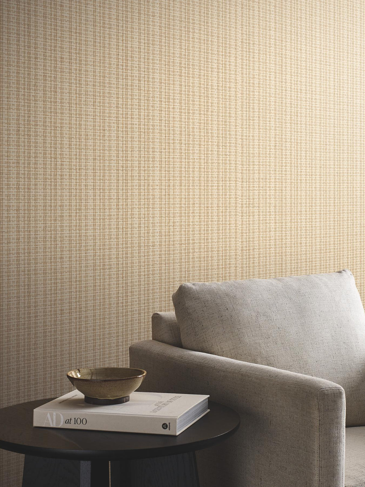 Twist Paperweave Wheat by Ronald Redding Grasscloth Wallpaper – York Designer Series YGL7093