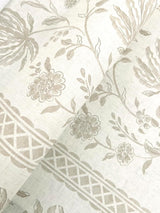 Edgemoor Taupe by Erin Gates Jacobean Stripe Wallpaper – A‑Street Prints AST6350