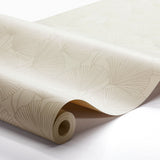 Ginkgo Stone by Boråstapeter Modern Botanical Wallpaper – Schumacher 7267
