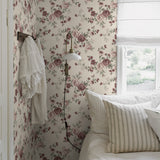 NOMI Blush Floral Wallpaper by Boråstapeter – Schumacher 7485