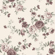 NOMI Blush floral wallpaper by Boråstapeter for Schumacher, romantic vintage rose pattern in blush pinks and greens