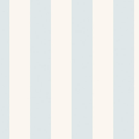 Falsterbo Stripe wallpaper in sky blue and white by Boråstapeter for Schumacher, classic vertical stripe pattern.