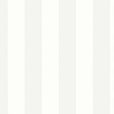 Falsterbo Stripe wallpaper in bone by Boråstapeter for Schumacher, classic vertical stripe pattern in neutral tones.