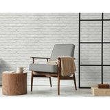 Alpin White by Fine Decor Painted Brick Wallpaper – Brewster Home Fashions FD43600