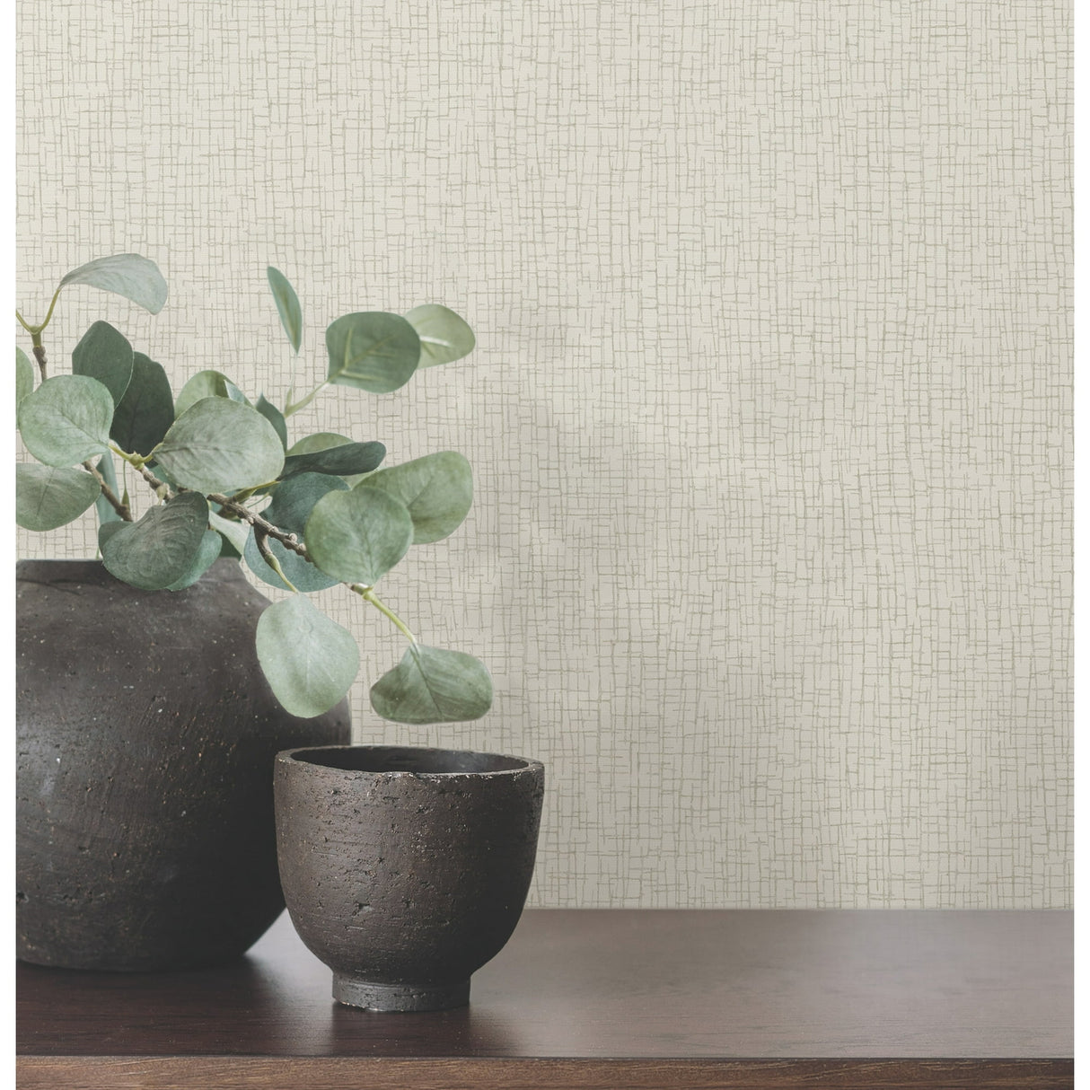 Aden Beige by Warner Linear Abstract Wallpaper – Brewster Home Fashions 4207-5454